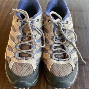 Merrell low hikers, like new,worn twice,no rips,tears or stains